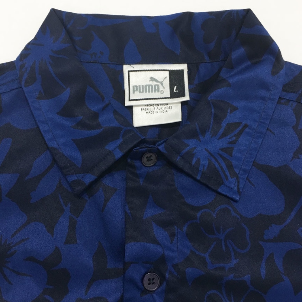 Puma Short Sleeve Button Down Casual Shirt